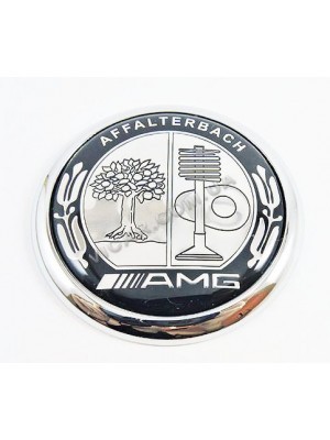 Эмблема на капот AMG белая